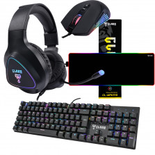 Kit Gamer Com Teclado Mouse Headset Mouse Pad SET013