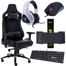 Kit Gamer Com Teclado Mouse Headset Mouse Pad SET010