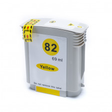 Cartucho de Tinta Compatível com HP 82 C4913A - Amarelo 69ml 