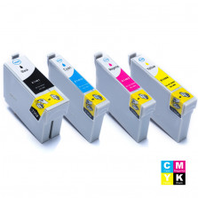 KIT CARTUCHO EPSON TO1401 PRETO, TO1402 CIANO, TO1403 MAGENTA E TO1404 AMARELO