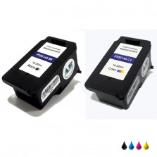 KIT CARTUCHO CANON PG145 PRETO 10ML E CL146 COLOR 10ML COMPATÍVEL MICROJET