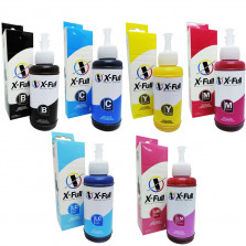 Kit Tinta Sublimática EcoTank XFull 6 Cores 100ml 