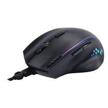 MOUSE COM FIO MOUNT CL-MM386 PRETO / LED / 7200DPI 1,5M CLANM