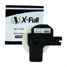 Etiqueta compatível DK1204 - 17mmx54mm 400 etiquetas XFULL