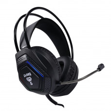 HEADSET HJ507 PRETO COM LED - CLANM