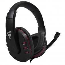 HEADSET HJ827 PRETO COM LED - CLANM