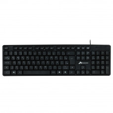 TECLADO COM FIO MN8236 107 TECLAS PRETO 1.5M MONOCRON