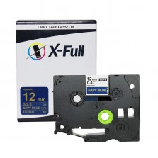 Fita Cetim TZe-RN34 12MM Azul Marinho