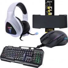 Kit Gamer Com Teclado Mouse Headset Mouse Pad SET007