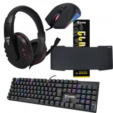 Kit Gamer Com Teclado Mouse Headset Mouse Pad SET011