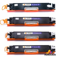 KIT CP1025 COMPATÍVEL CE310 PRETO, CE311 CIANO, CE312 AMARELO E CE313 MAGENTA MONOCRON
