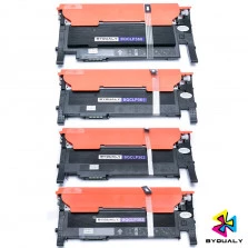 KIT TONER COMPATÍVEL SAMSUNG CLT406 CLP360 PRETO, CLP360 CIANO, CLP360 MAGENTA E CLP360 AMARELO BYQUALY