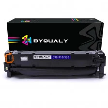 TONER PARA CP2025 CC530 CE410 CF380 PRETO 3.5K COMPATÍVEL BYQUALY 