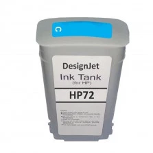 Cartucho de Tinta Compatível HP 72 Ciano 130ml