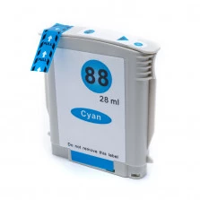 Cartucho de Tinta Compatível com HP 88XL - Ciano 28ml 