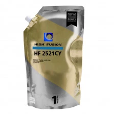 PÓ HF2521 1KG CIANO PARA TONER HP - HIGH FUSION