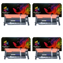 KIT TONER COMPATÍVEL SAMSUNG 404 CIANO, AMARELO, MAGENTA E PRETO - BYQUALY