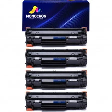 KIT 4 TONER COMPATÍVEL HP CF283 83A - M125A M127FN MONOCRON
