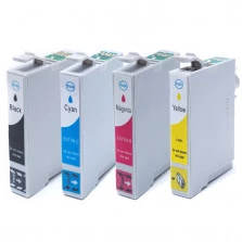 KIT CARTUCHO DE TINTA COMPATÍVEL EPSON TO901 PRETO, TO732 CIANO, TO733 MAGENTA E TO734 AAMRELO