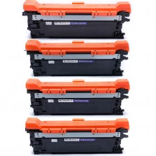 KIT TONER CE250A CE400A, 504A/507A CE251A CE401A, CE252A CE402A E CE253A CE403A COMPATÍVEL BYQUALY