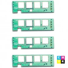 KIT 4 CHIP P/ SAMSUNG CLT-406 PRETO, CLT-406 CIANO, CLT-406 AMARELO E CLT-406 MAGENTA