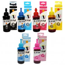 KIT TINTA T664 EPSON ECOTANK 6 CORES 100ML XFULL ULTRA