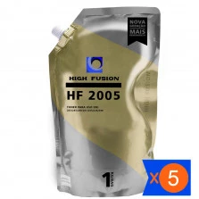 KIT 5 PÓ HIGH FUSION HF2005 PARA TONER HP