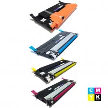 KIT TONER COMPATÍVEL COM SAMSUNG CLP315 PRETO, CLP315 CIANO, CLP315 AMARELO E CLP315 MAGENTA