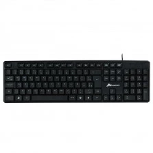 TECLADO COM FIO MN8236 107 TECLAS PRETO 1.5M MONOCRON