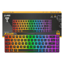 TECLADO AXELL GAMER 65% MEMBRANA BACKLIGHT PRETO - CLANM