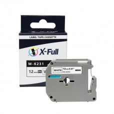 Fita Rotuladora Brother MK231 M-K231 PT-80 12mmx8m Branco