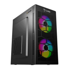 GABINETE GAMER KAESER COM TELA MESH FRONTAL - CLANM