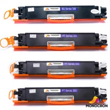 KIT CP1025 COMPATÍVEL CE310 PRETO, CE311 CIANO, CE312 AMARELO E CE313 MAGENTA MONOCRON