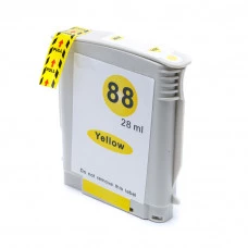 Cartucho de Tinta Compatível HP 88XL Amarelo 28ml 