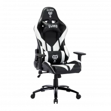 CADEIRA GAMER PRETO COM BRANCO CL-CM081 - CLANM