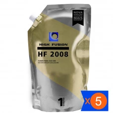 KIT 5 PÓ HIGH FUSION HF2008 PARA TONER HP