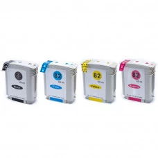 KIT HP 10 PRETO 69ML, 82 CIANO 69ML, 82 AMARELO 69ML E 82 MAGENTA 69ML