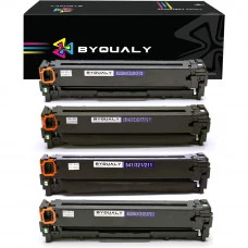 KIT TONER COMPATÍVEL CP1215 CB540 4 CORES BYQUALY