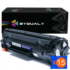 Kit 15 Toner Compatível CE278 278A 2.1k P1566 P1606 M1530 M1536 BYQUALY