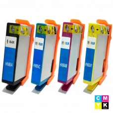 Kit Cartucho de Tinta Compatível HP 904XL Preto, Ciano, Magenta e Amarelo