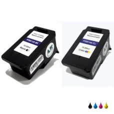 KIT CARTUCHO CANON PG145 PRETO 10ML E CL146 COLOR 10ML COMPATÍVEL MICROJET