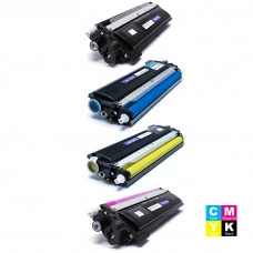 KIT TONER COMPATÍVEL TN210 PRETO 2.2K, TN210 CIANO 1.4K, TN210 AMARELO 1.4K E TN210 MAGENTA 1.4K